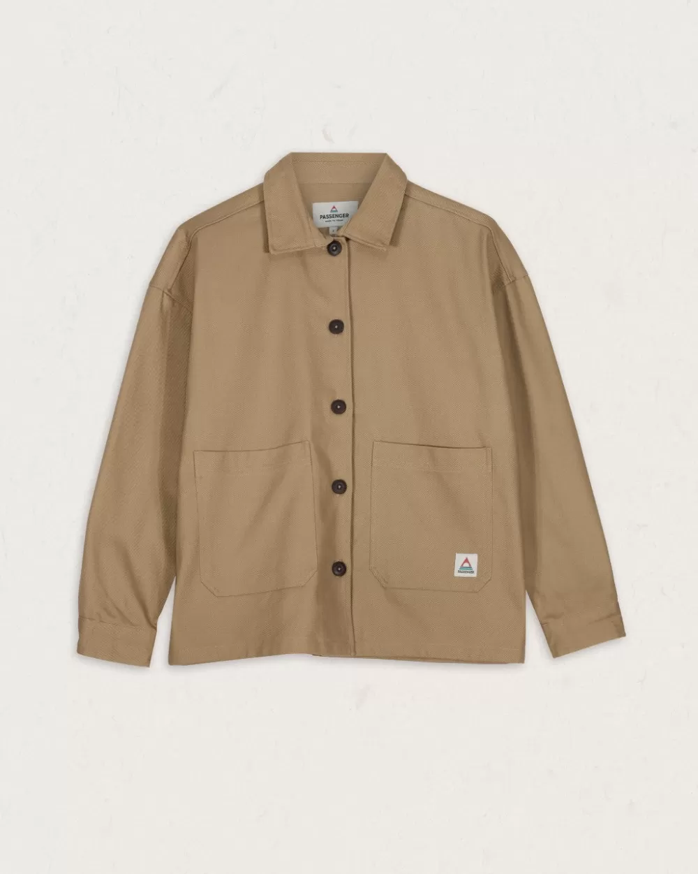 Women Passenger Forrest Organic Cotton Oversized Twill Overshirt