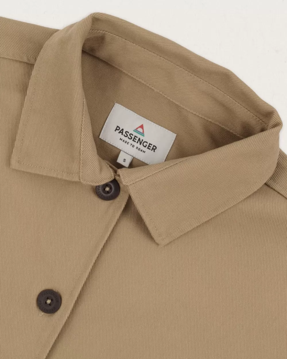 Women Passenger Forrest Organic Cotton Oversized Twill Overshirt