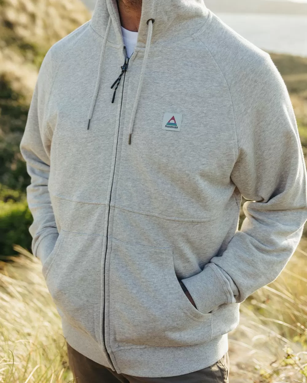 Passenger Heritage Full Zip Recycled Cotton Hoodie